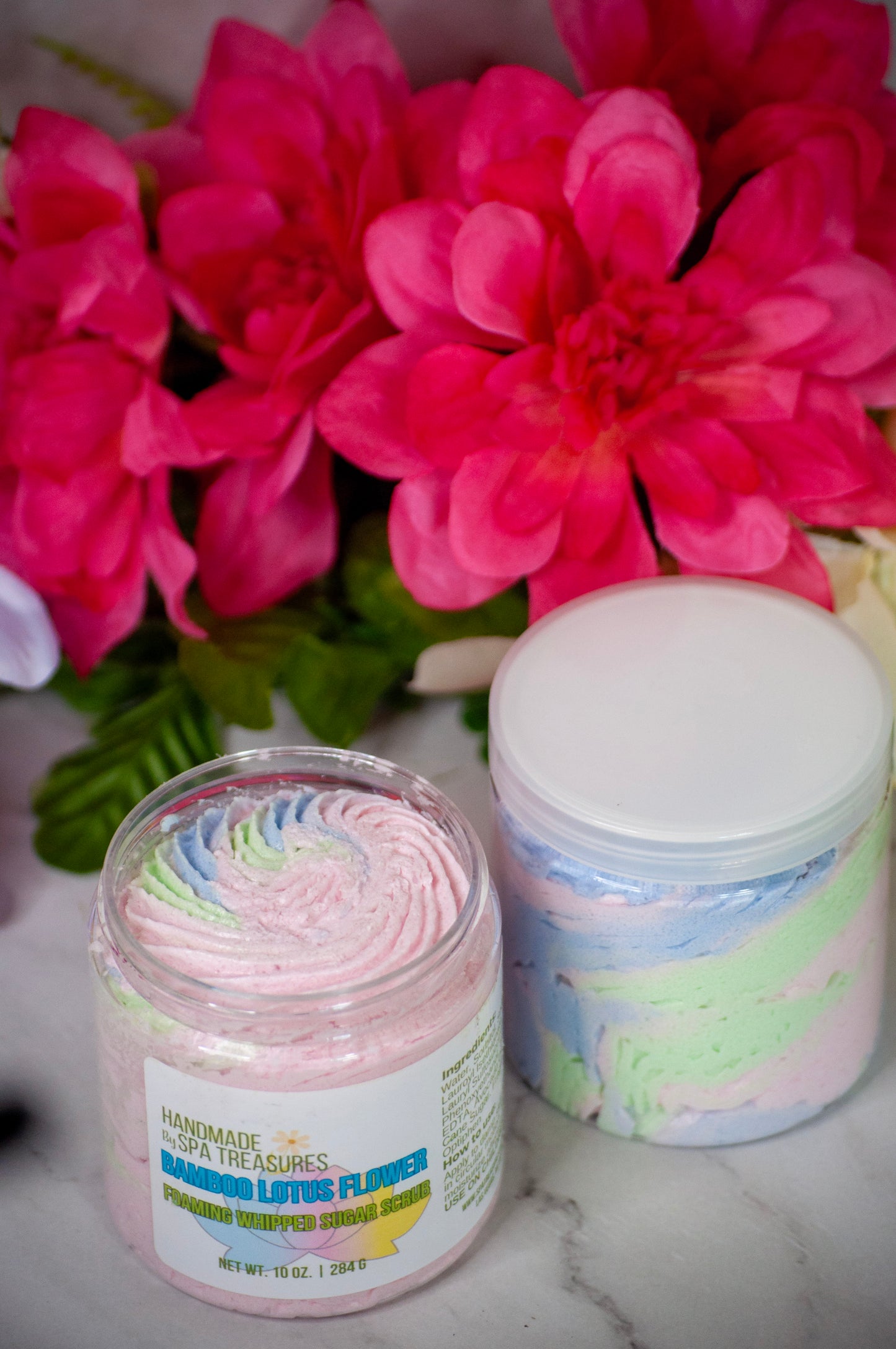 Bamboo Lotus Flower | Foaming Whipped Sugar Scrub